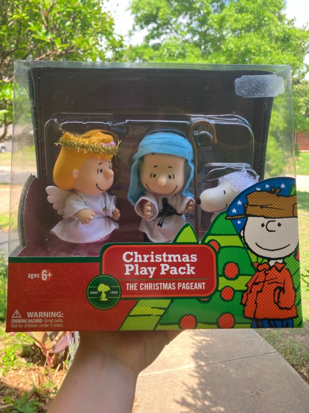 Peanuts Christmas Play Pack 2 - Sally, Snoopy, and Linus in the Manger